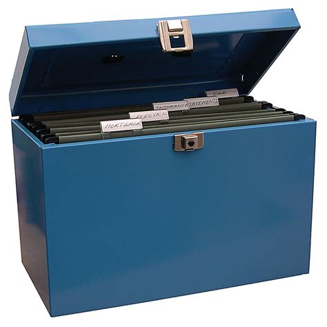 blue metal file box|blue metal cabinets.